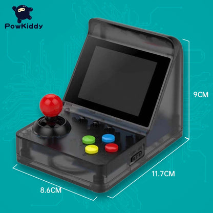 POWKIDDY A7 3 "32-Bit Mini Arcade Game Handset Console Built-In 520 Games Supports Two Online Games Children's Gift