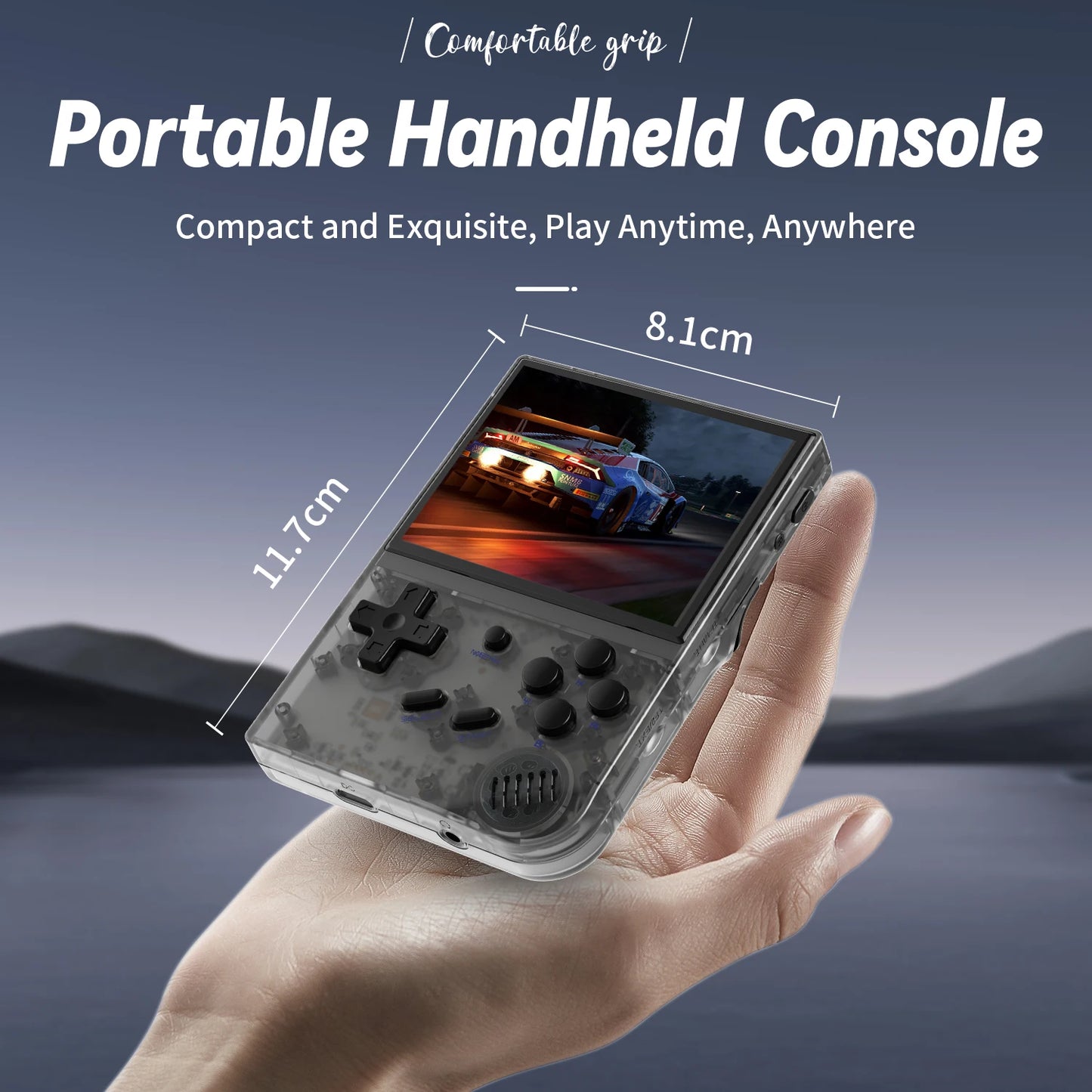 ANBERNIC 2024 New RG35XX Retro Handheld Game Console 3.5'' IPS Screen 2600mAh HDM-I TV Output Linux Portable Pocket Video Player