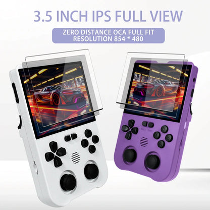 POWKIDDY Magicx XU10 Handheld Game Console 3.5" IPS 4:3 Screen Linux System Retro Portable Video Game Console Children's Gifts