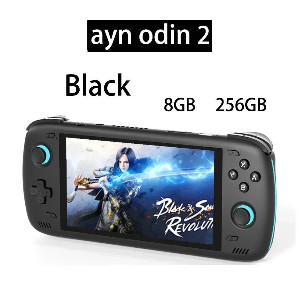 Free Bag  Ayn Odin 2 Pro Upgraded version 6" IPS Screen Handheld Game Player  Android13 16G 512G Wifi Bluetooth Portable Console