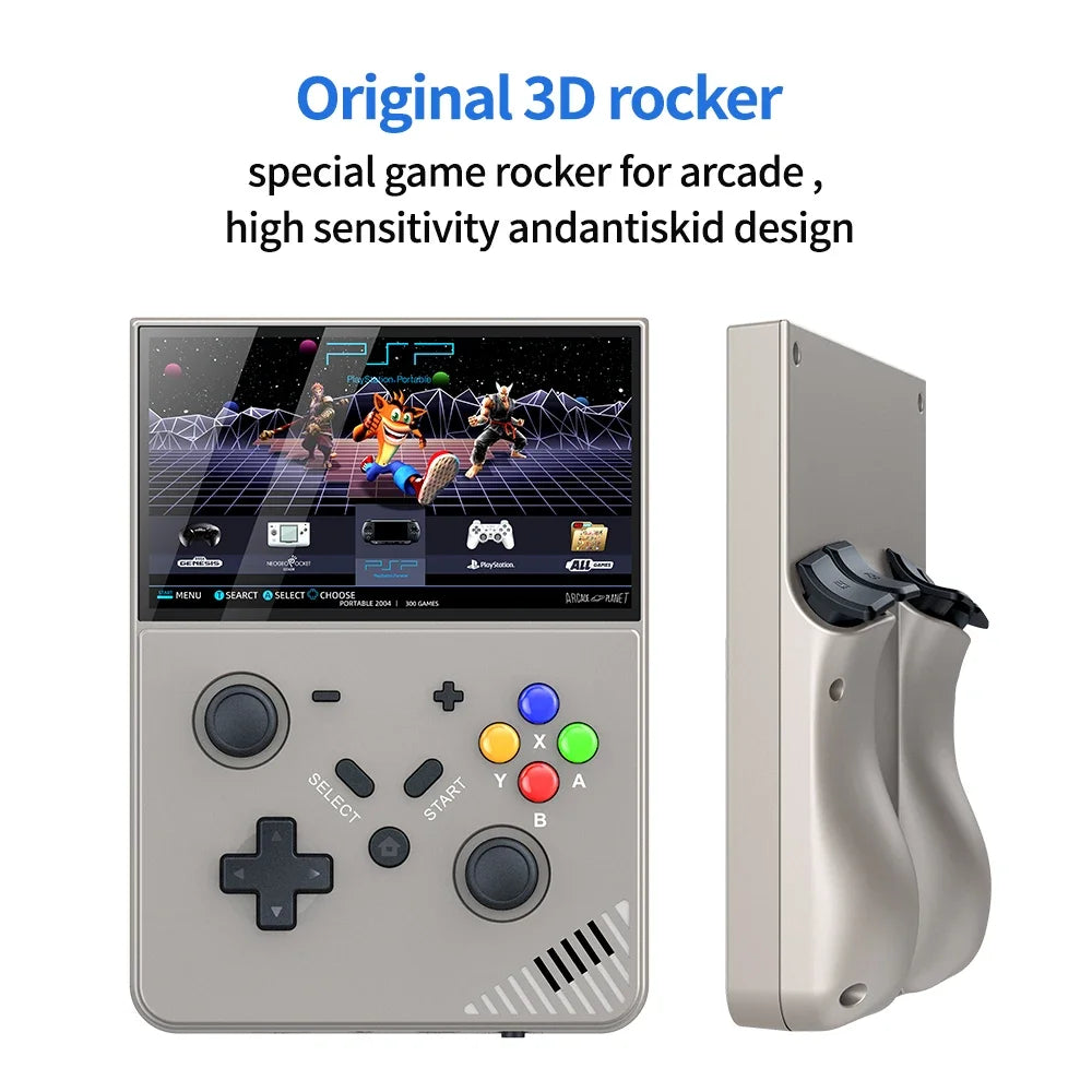 Portable Retro Gaming Console R43 PRO Handheld Game Player 4.3” Screen 256G 70000+ Games for PS1 PSP N64 Play Anytime Anywhere